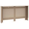 vidaXL Radiator Cover 59.8"x7.5"x32.1" MDF