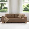 vidaXL Sofa Brown 87.01 x 30.71 x 31.50 in Fabric