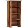 vidaXL Bookshelf Natural wood Solid wood 19.7x11.8x39.4 in Bookshelf
