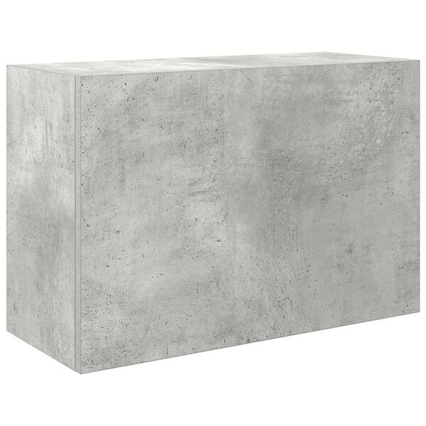 vidaXL Bathroom Wall Cabinet Concrete Grey Engineered Wood Medium