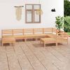 vidaXL 9 Piece Patio Lounge Set Solid Pinewood