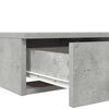 vidaXL Bed Drawers with Drawer Concrete Grey 78.74 x 14.37 x 6.50 in