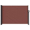 vidaXL Retractable Side Awning Brown