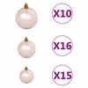 vidaXL Artificial Christmas Tree with 300 LEDs Green 82.68 in