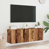 vidaXL TV Cabinet Set of 2 Old Wood Engineered Wood