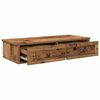 vidaXL Wall Shelf Old Wood Engineered Wood 31.5 in x 12.2 in x 6.7 in