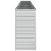 vidaXL Garden Raised Bed Silver Galvanized steel Large Garden Raised Bed