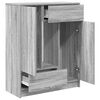 vidaXL Sideboard Gray Sonoma Engineered wood Medium Sideboard