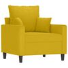 vidaXL Sofa Set Yellow Velvet Multiple Sizes Sofa Set Rectangular