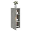 vidaXL Wall Cabinet Concrete grey Engineered wood 13.8x13.4x35.4 in