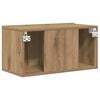 vidaXL TV Cabinet Set Brown 23.62 x 11.81 x 11.81 in Engineered Wood