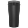 vidaXL Duo Bin Trash Can Black 13.2 gal