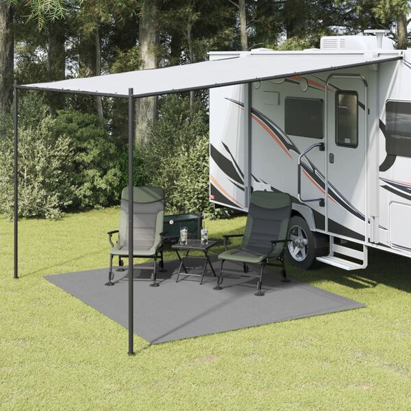 vidaXL Tent Carpet Anthracite 9.8x8.2'
