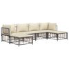 vidaXL Garden Lounge Set Anthracite, Beige