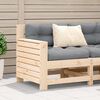 vidaXL Garden Sofa Anthracite Solid Pine Wood Small Modular