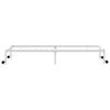 vidaXL Bed Frame White Steel Twin Foldable Bed Frame Rectangular