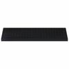 vidaXL Stair Tread Black Rubber 9.8 x 29.5 in Stair Tread Rectangular