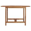 vidaXL Garden Dining Table Warm brown Solid Teak Wood