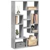 vidaXL Bookcase Concrete Grey Engineered Wood 28.3 x 7.9 x 47.2 in