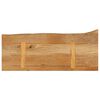 vidaXL Table Top Natural Wood Solid Mango Wood 31.5x15.7 in
