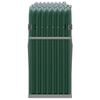 vidaXL Log Holder Green 70.9"x17.7"x39.4" Galvanized Steel