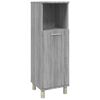 vidaXL Bathroom Cabinet Grey Sonoma Engineered Wood Narrow