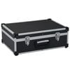 vidaXL Tool Suitcase 18.1"x13"x6.3" Black Aluminum