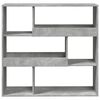 vidaXL Room Divider Concrete grey Engineered wood Medium Room Divider