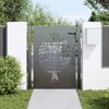 vidaXL Garden Gate 39.4x59.1" Corten Steel Tree Design