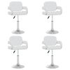 vidaXL Dining Chair Set of 4 White