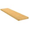 vidaXL Wall Shelf Natural bamboo Bamboo 31.5 x 7.9 x 1.0 in