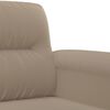 vidaXL Sofa Chair Taupe Microfiber fabric (100% polyester), metal, plywood