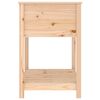 vidaXL Planter Natural Wood Solid Pine Wood Medium Durable Planter