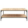 vidaXL Coffee Table Sonoma Oak Engineered wood, Iron Large Coffee Table