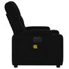 vidaXL Electric Massage Recliner Chair Black Polyester, Metal, Plywood