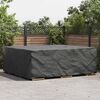 vidaXL Furniture Cover Plain Black 118.11 x 98.43 x 39.37 in 600D