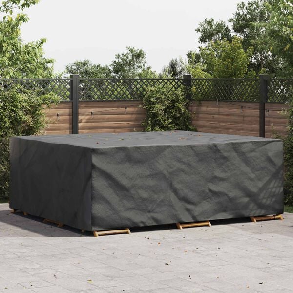 vidaXL Furniture Cover Plain Black 118.11 x 98.43 x 39.37 in 600D