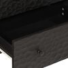 vidaXL Side Cabinet Black Solid mango wood, iron Medium Side Cabinet