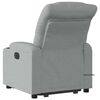 vidaXL Electric Stand Up Massage Recliner Chair Light Grey
