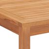 vidaXL Garden Dining Set Warm Wood Finish Solid Teak Wood Medium Durable