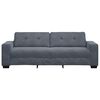 vidaXL 3-Seater Sofa Dark Grey 180 cm Velvet