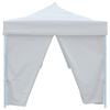 vidaXL Folding Pop-up Party Tent with 8 Sidewalls 9.8‘x29.5‘ White