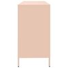 vidaXL Sideboard Pink Cold-rolled steel Large Sideboard Rectangular