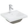 vidaXL Bathroom Furniture Set White Engineered wood, acrylic Medium