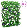 vidaXL Artificial Ivy Trellis Expandable 5 pcs Green 70.9x27.6"