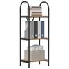vidaXL Bookshelf Old Wood 15.75 x 11.81 x 42.91 in Engineered wood