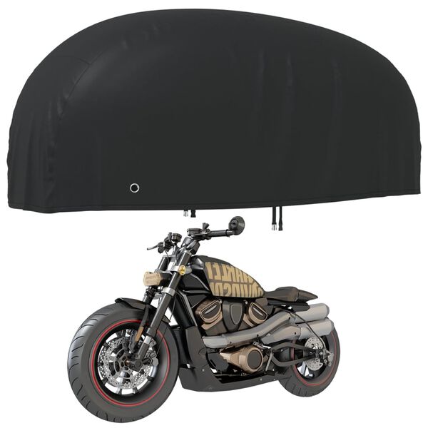 vidaXL Motorcycle Covers 2 pcs 104.3"x41.3"x49.2" 210D Oxford Fabric