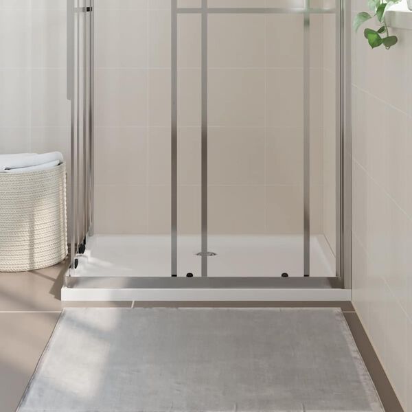 vidaXL Rectangular ABS Shower Base Tray White 27.6"x39.4"