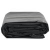 vidaXL Tarpaulin Black 16.4x23.0' 7.11 oz/ft&sup2;