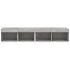 vidaXL TV Cabinet Set of 2 Concrete grey Engineered wood